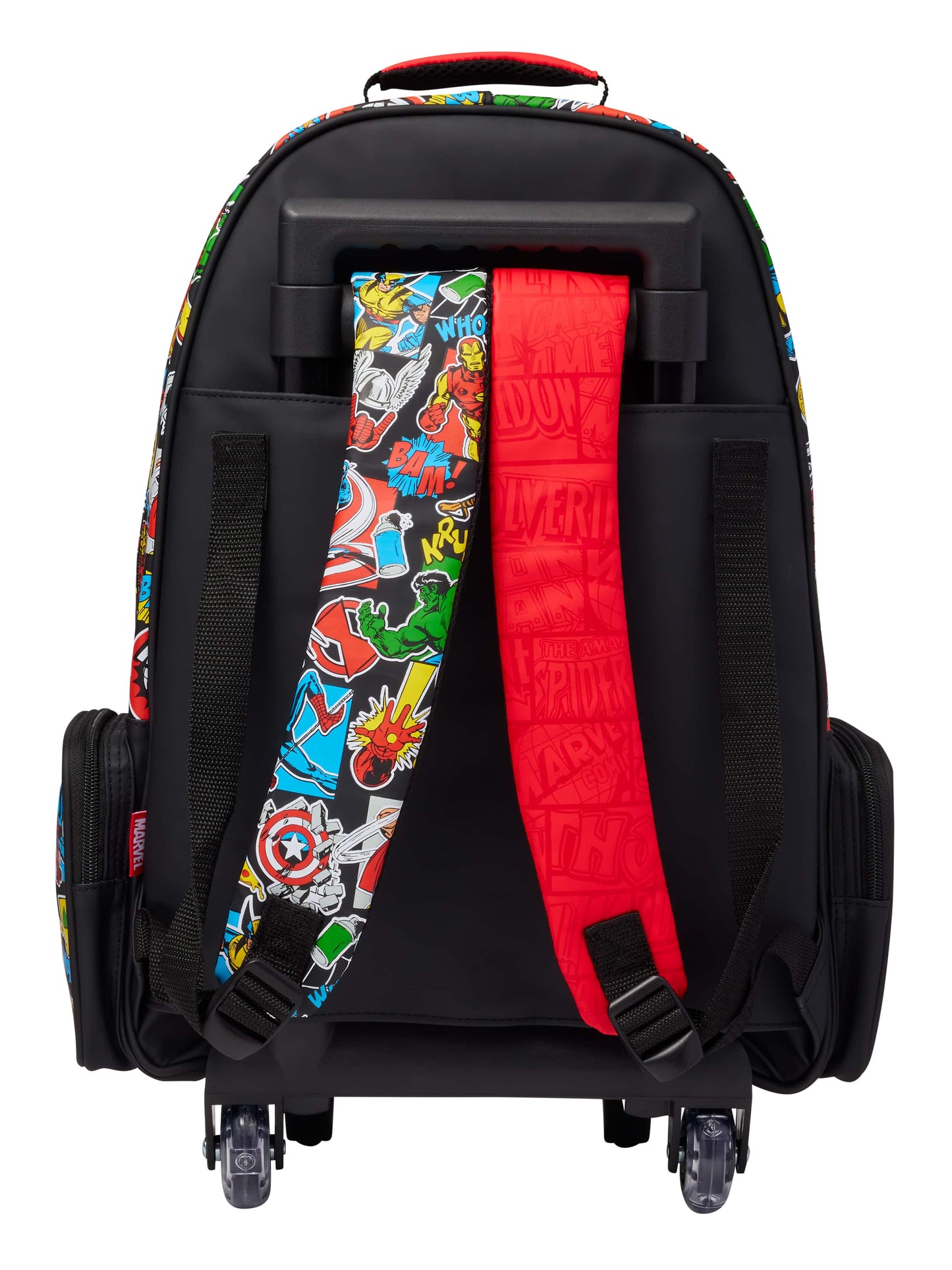 Smiggle - Marvel Light-Up Wheeled Trolley Bag