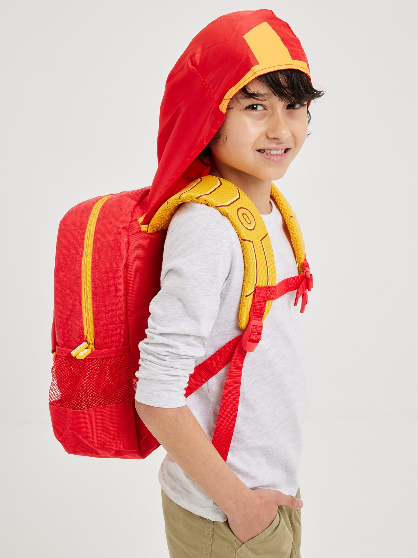 Smiggle - Marvel Iron Man Hooded Kindergarten Backpack