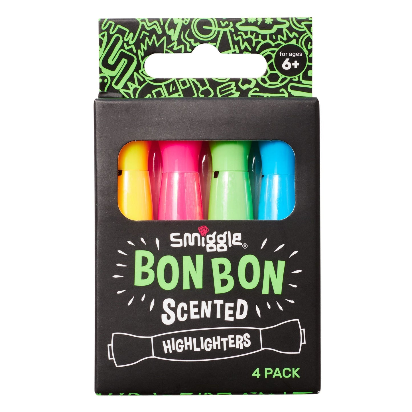 Smiggle – Bon Bon Candy Scented Highlighter Pen Pack X4