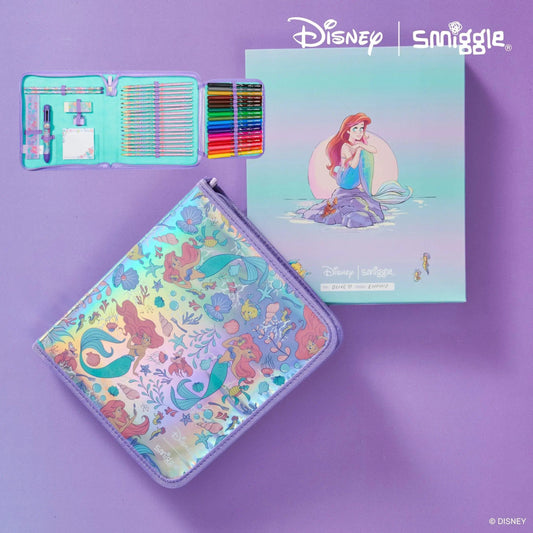 Smiggle - Disney Prenses Kalem Kutusu ve Boyaları Kırtasiye Seti Kiti
