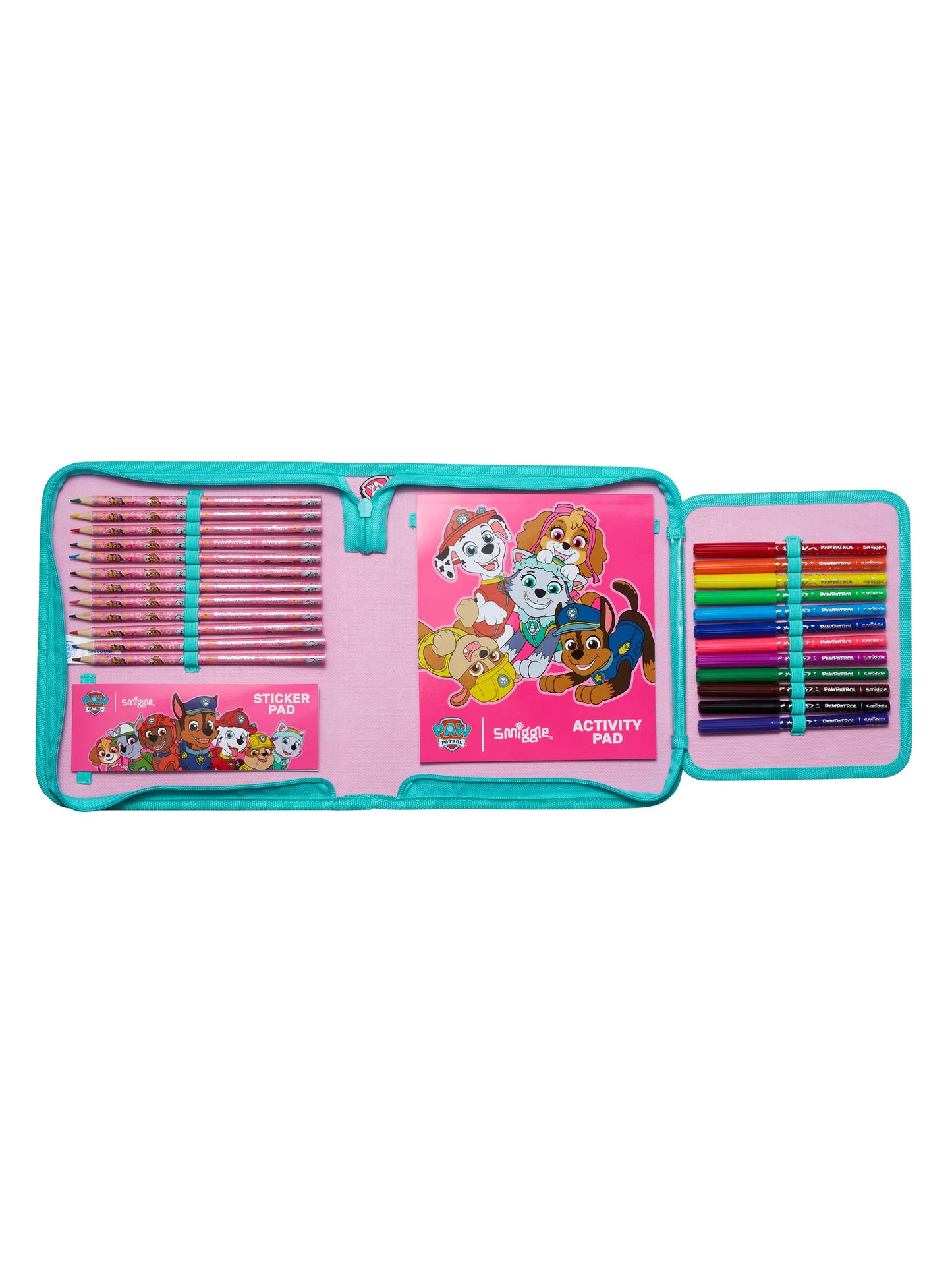 Smiggle - Paw Patrol Stationery Set and Pencil Case