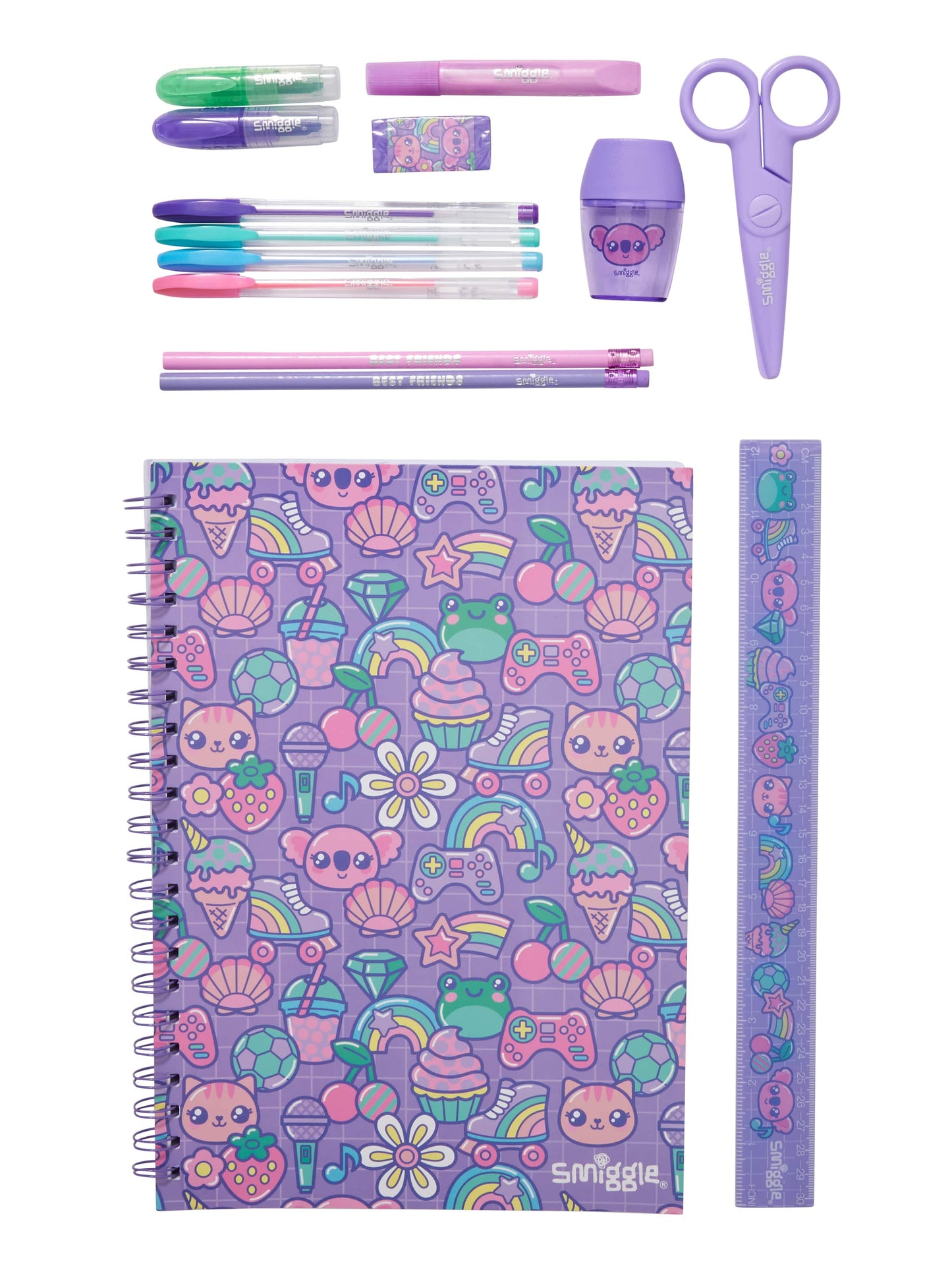 Smiggle - Curious Stationery and Coloring Set