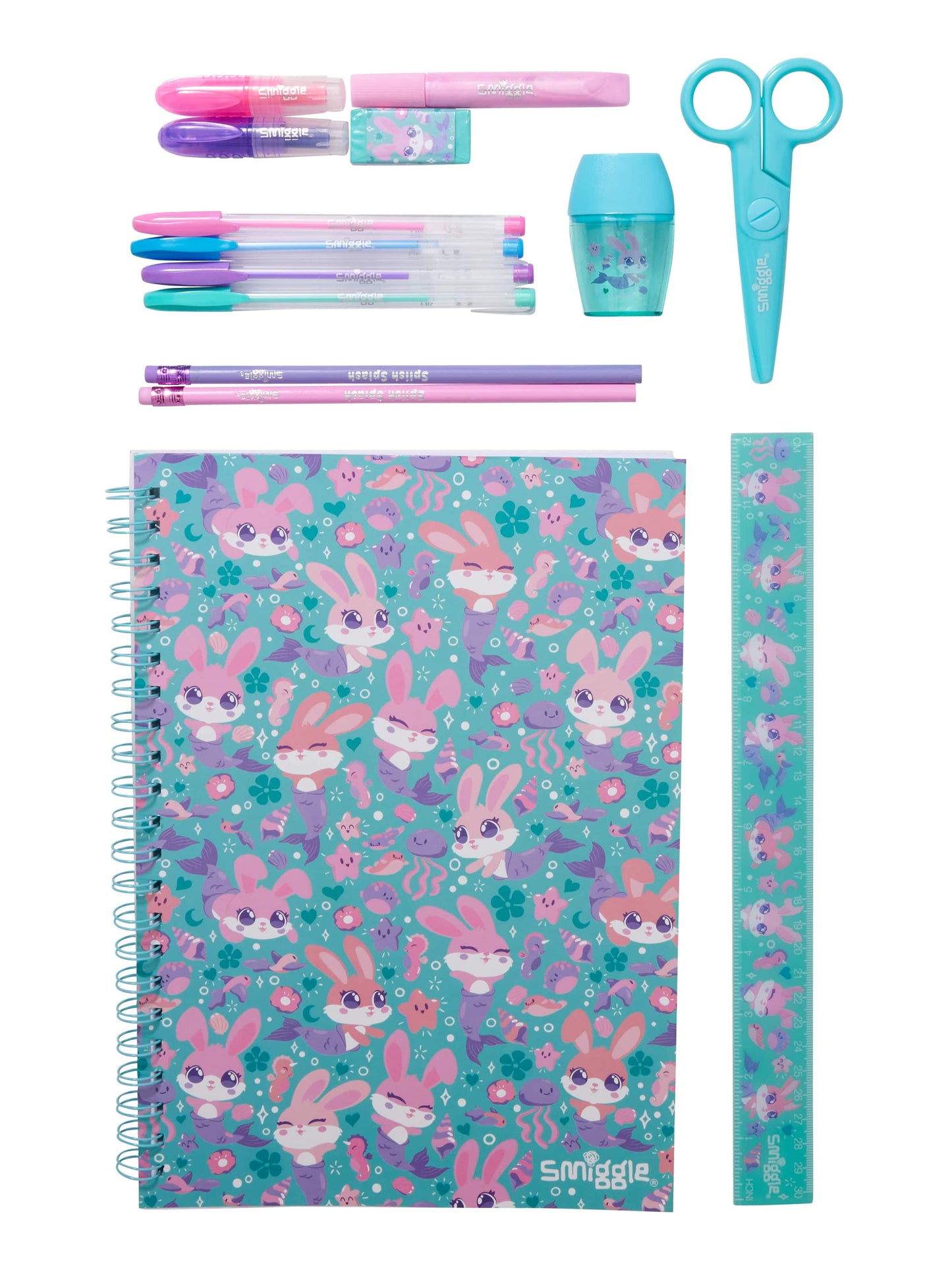 Smiggle - Curious Stationery and Coloring Set