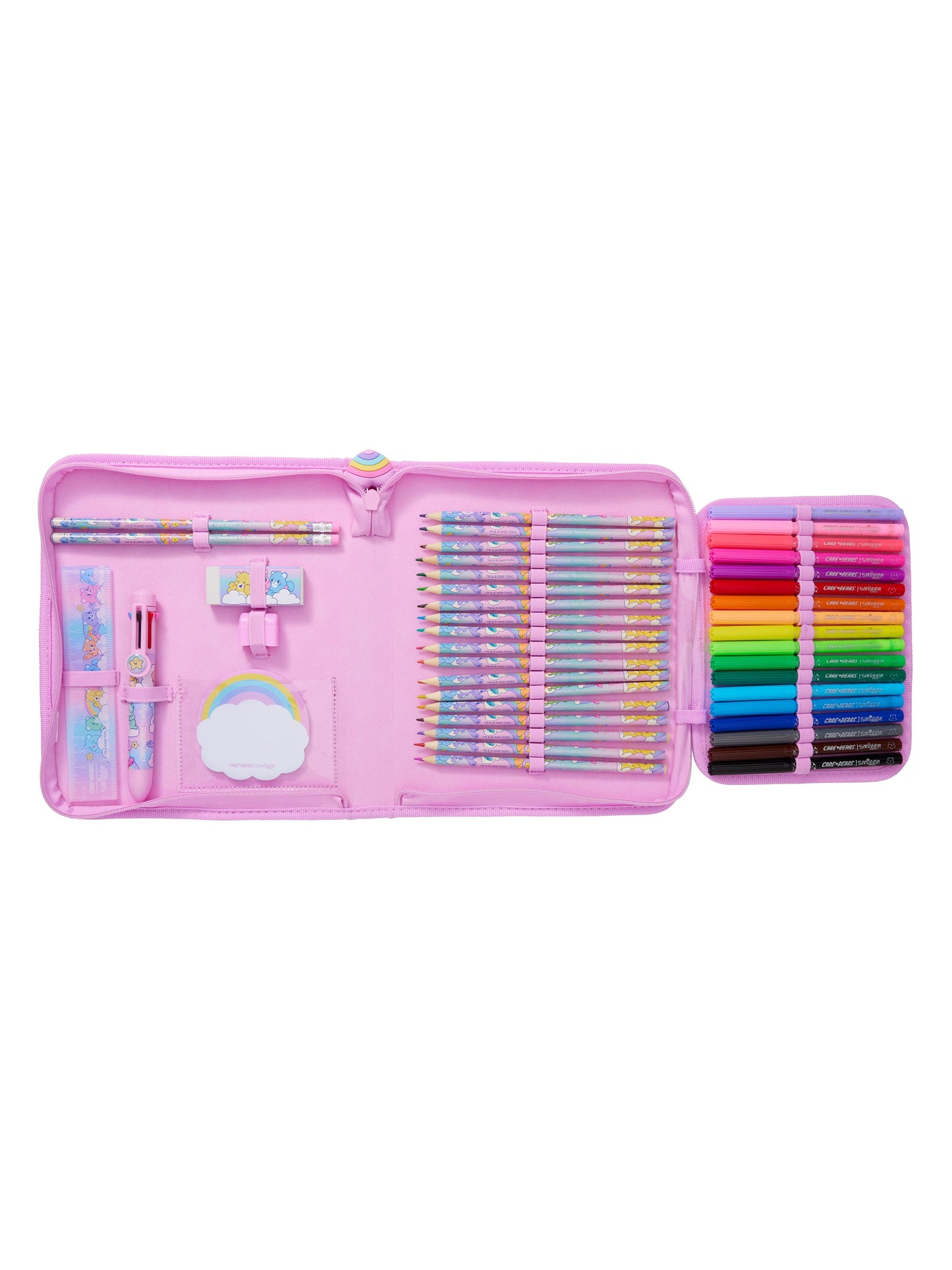Smiggle - Care Bears Stationery Set and Pencil Case