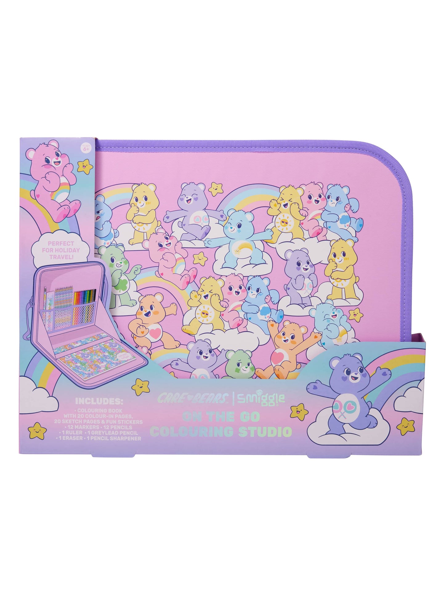 Smiggle - Care Bears Stationery Set and Pencil Case