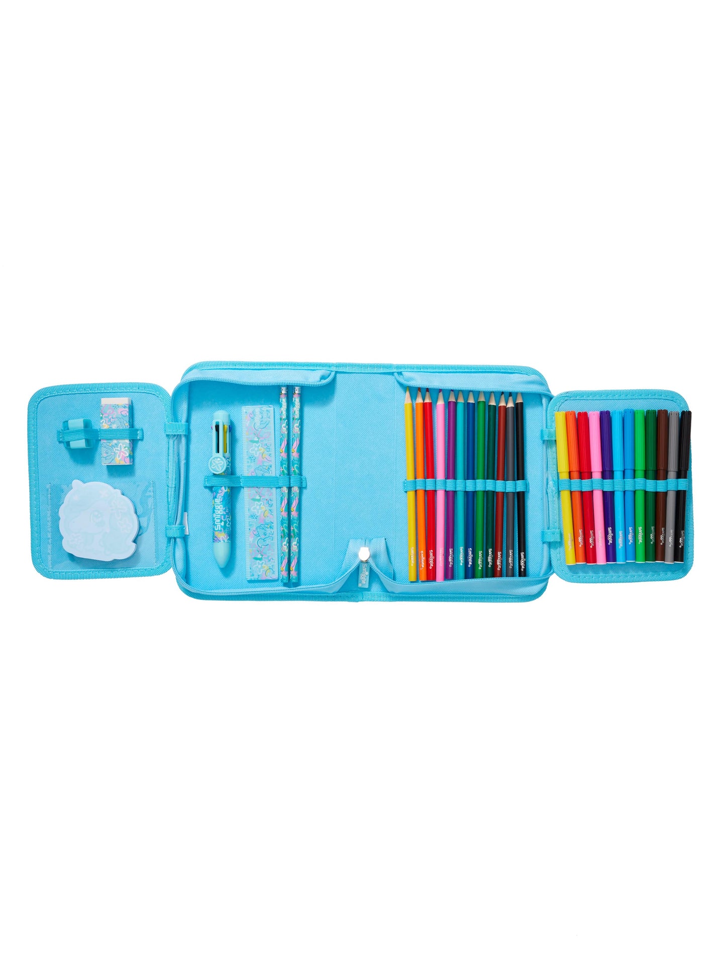 Smiggle - Bright Eyes Stationery Set and Pencil Case