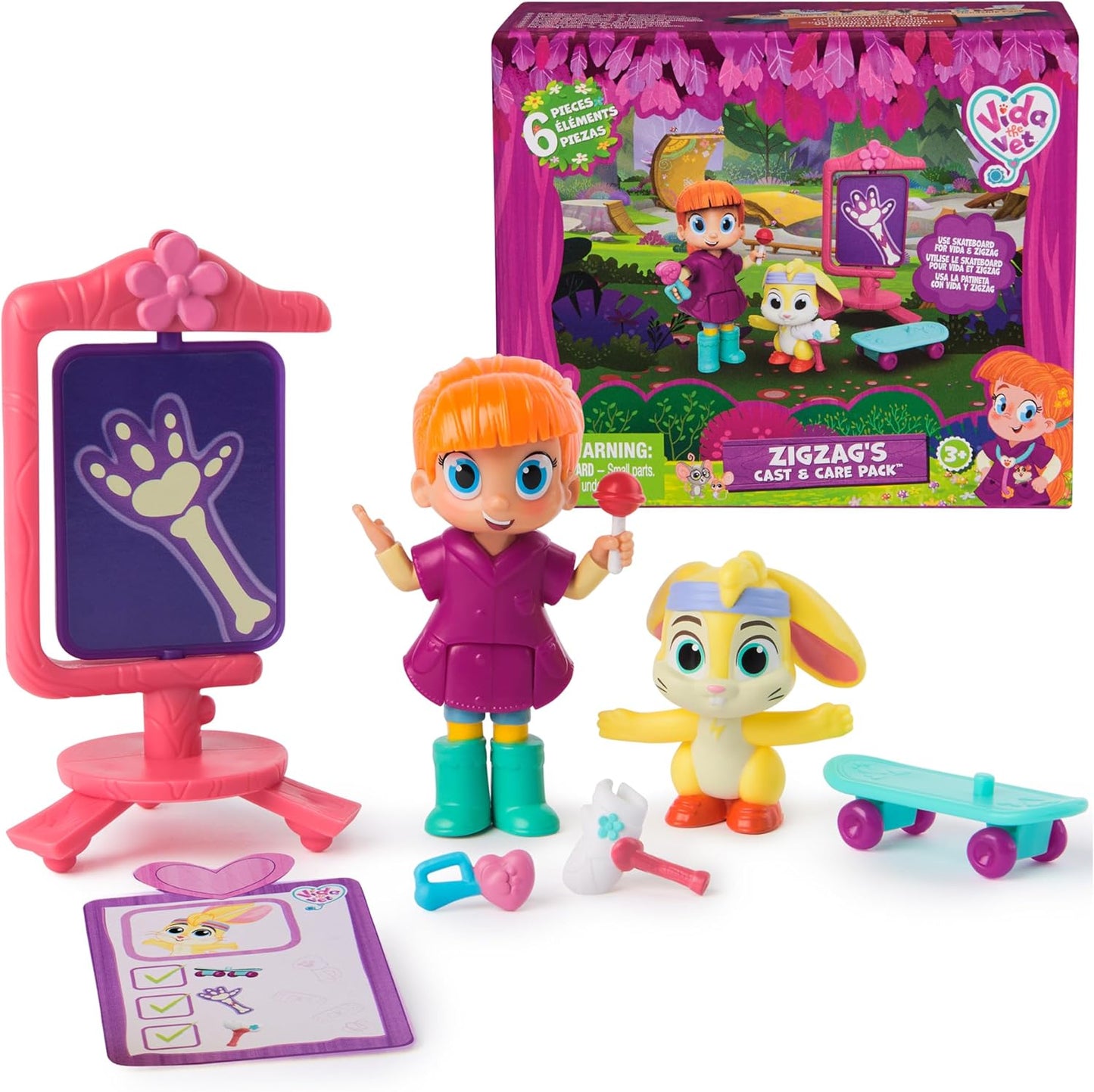 Dinossi - Vida The Vet, Vida & Zig Zag Action Figures from Zig Zag