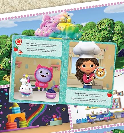 Phidal - Gabby Dollhouse English Activity and Story Book