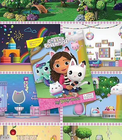 Phidal - Gabby Dollhouse English Activity and Story Book