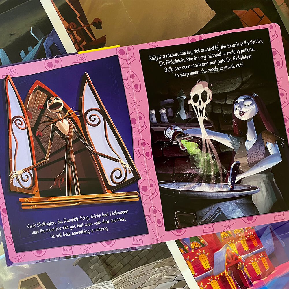 Phidal - Disney Nightmare Before Christmas English Activity and Story Book