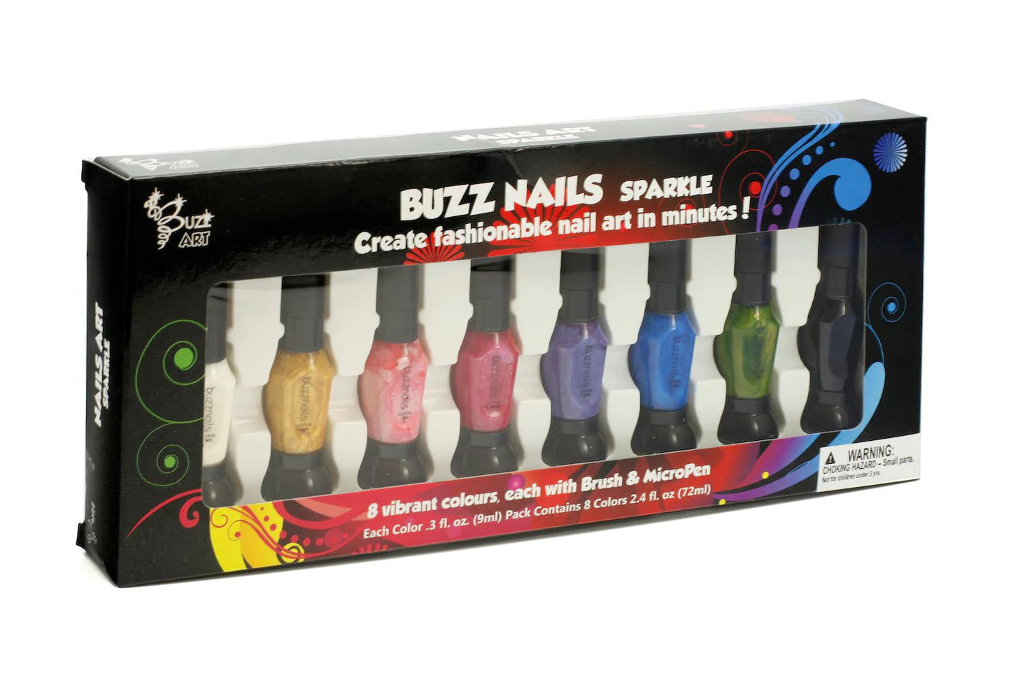 Buzz Art - Sparkle Nail Painting Design Set for Kids