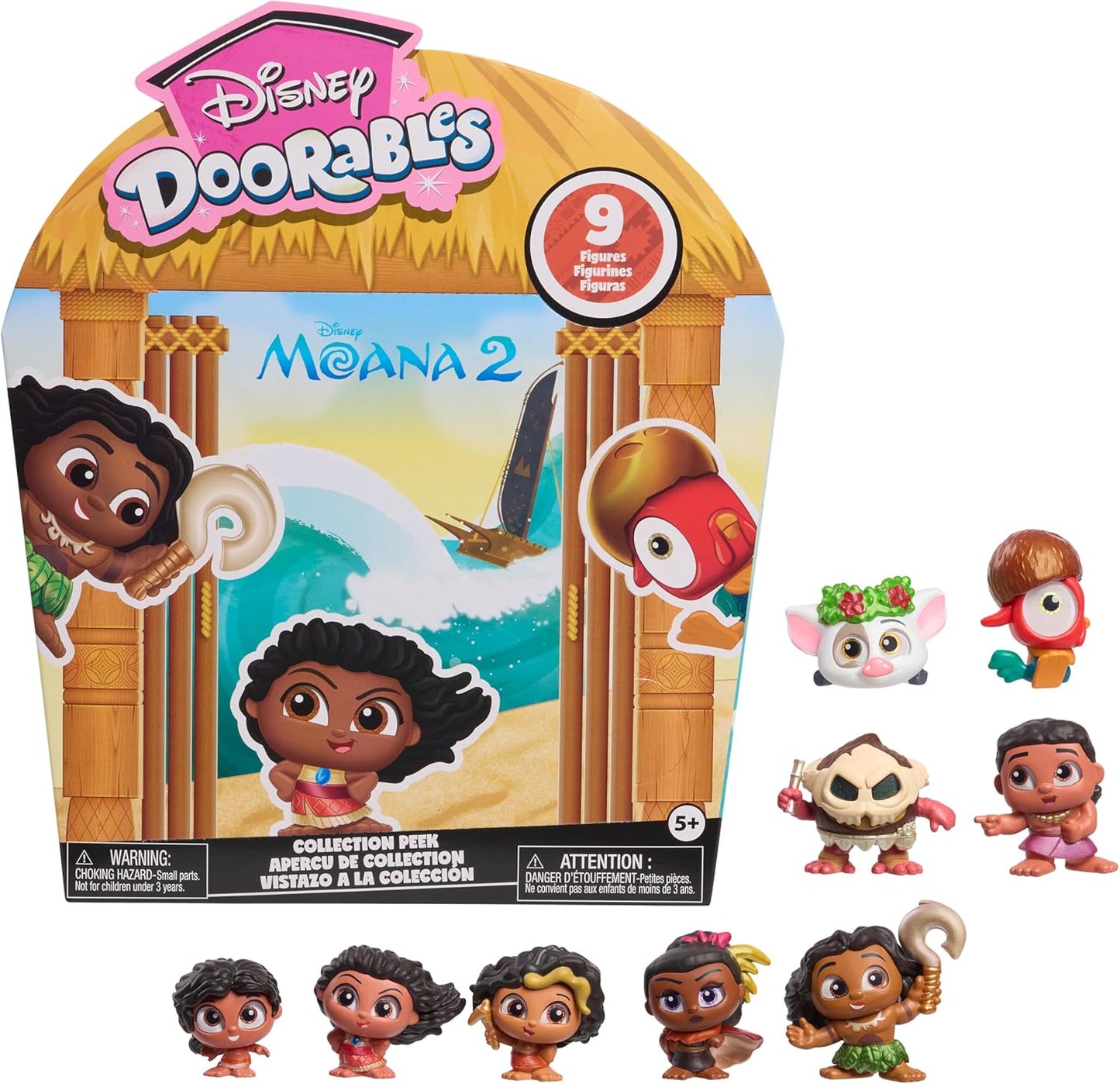 Disney - Disney Doorables Moana 2 Collectible Figure Toys