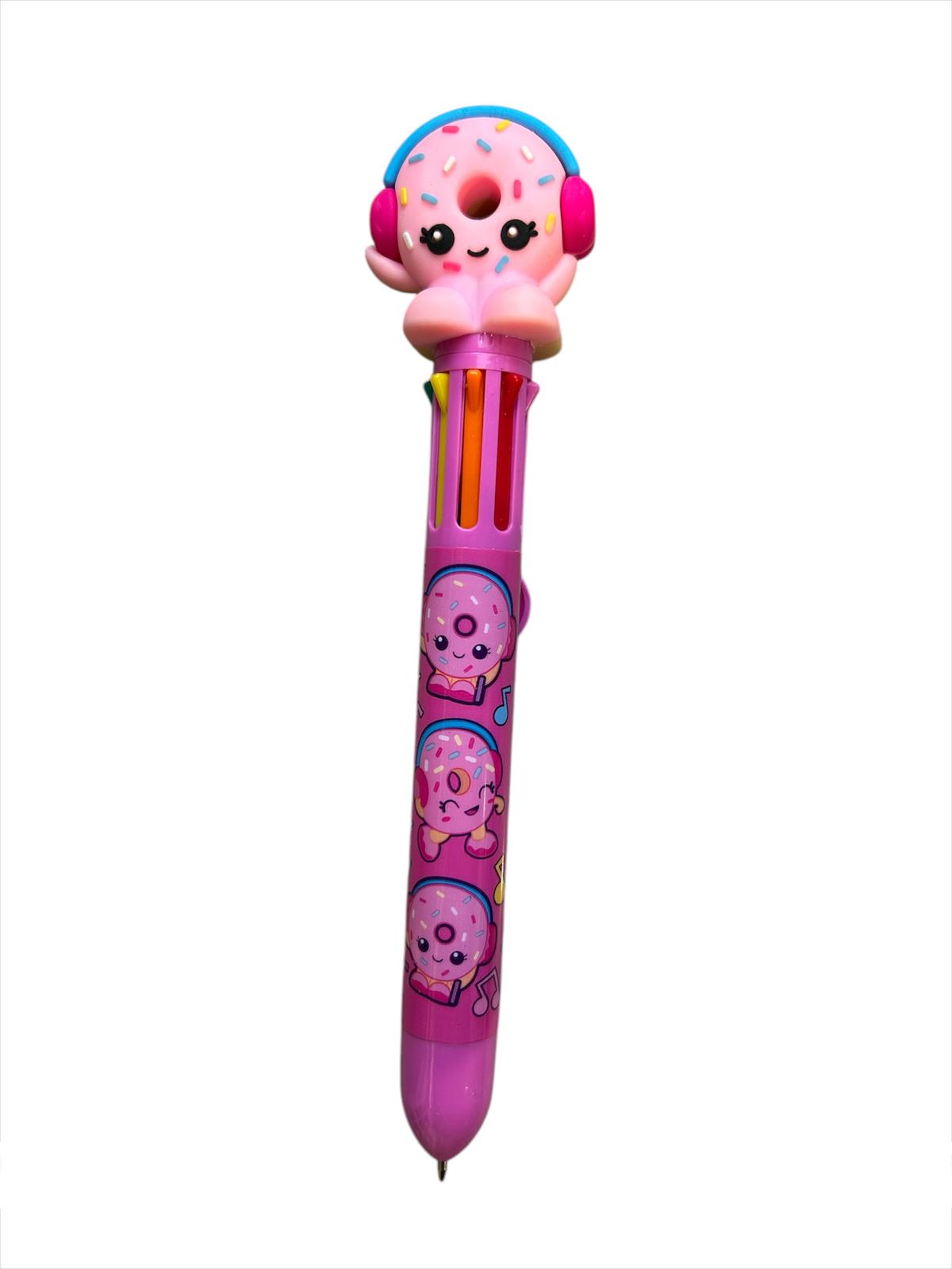 Smiggle - Dance Mix 8 Renkli Gökkuşağı Tükenmez Kalemi
