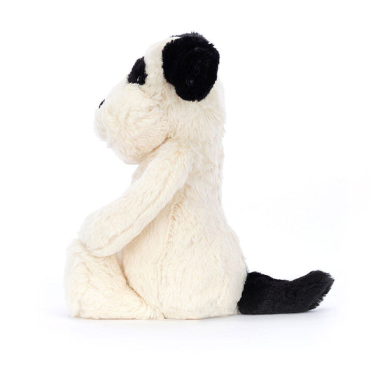 JellyCat - Bashful Black & Cream Puppy Plush Toy 31 cm