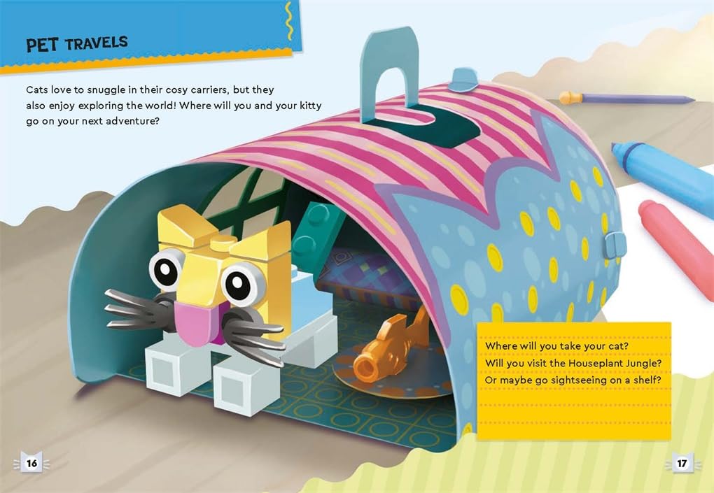 Lego - Mini Pet Figure Toys: Building and Folding Crafts
