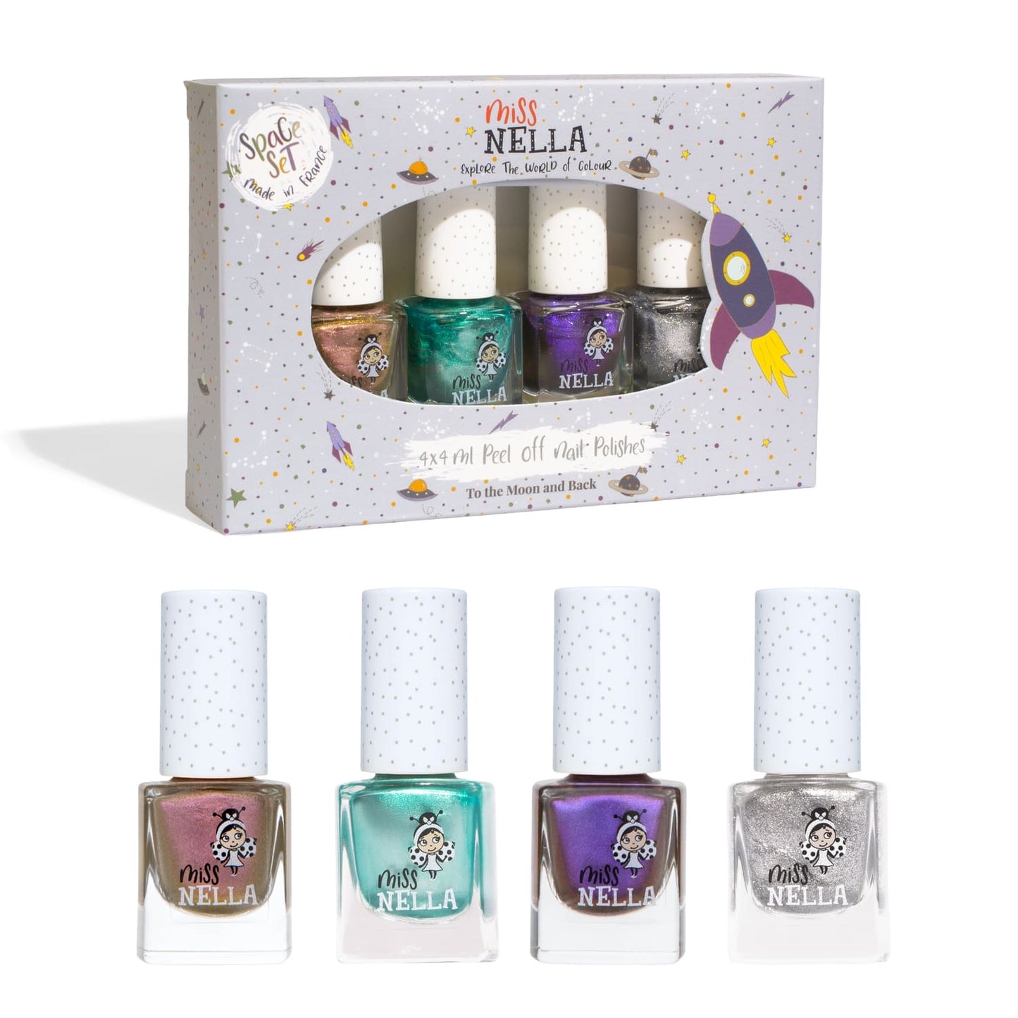 Miss Nella - pace Collection 4-Piece Nail Polish Pack