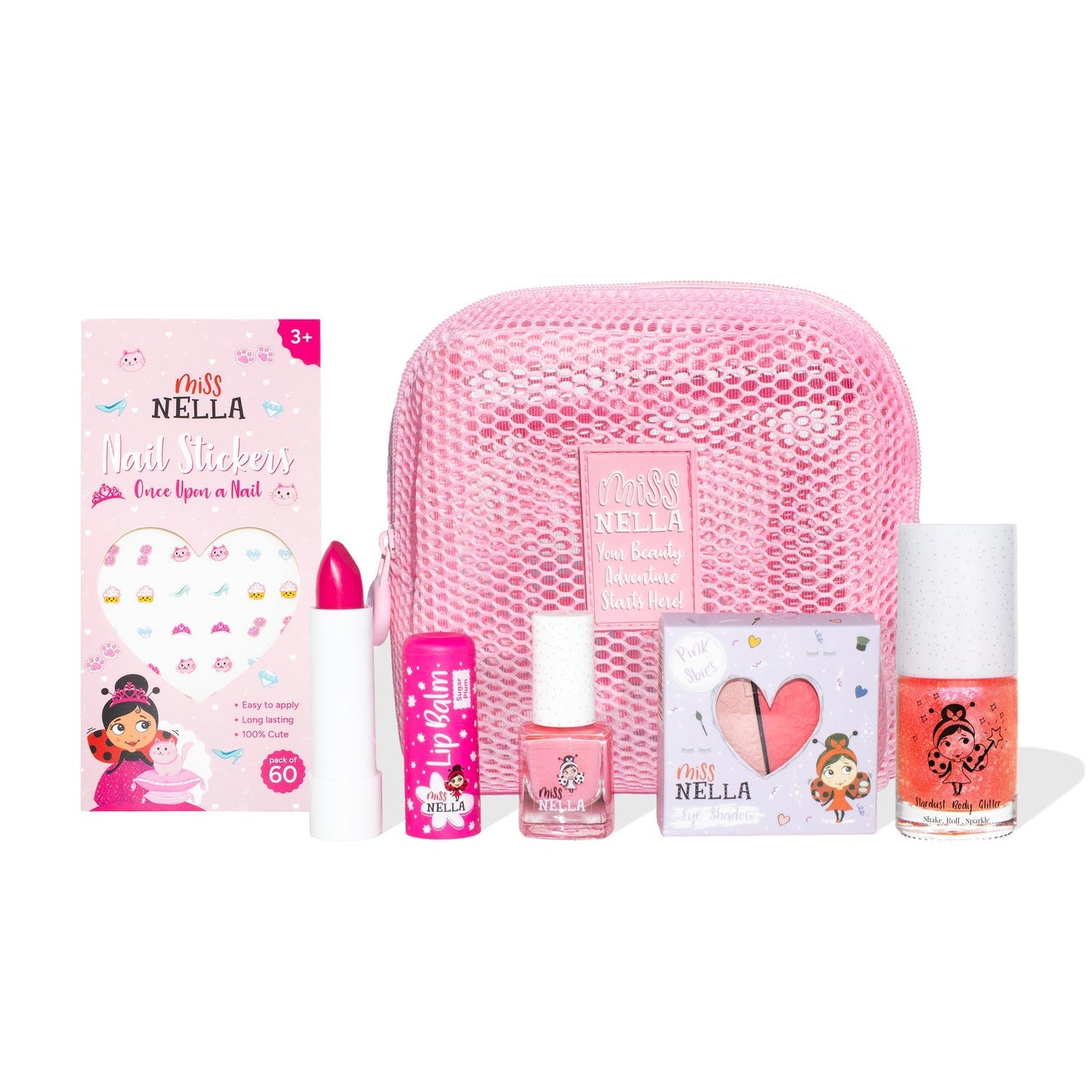 Miss Nella - Pembe Düşler Çocuklar için Makyaj Hediye Seti