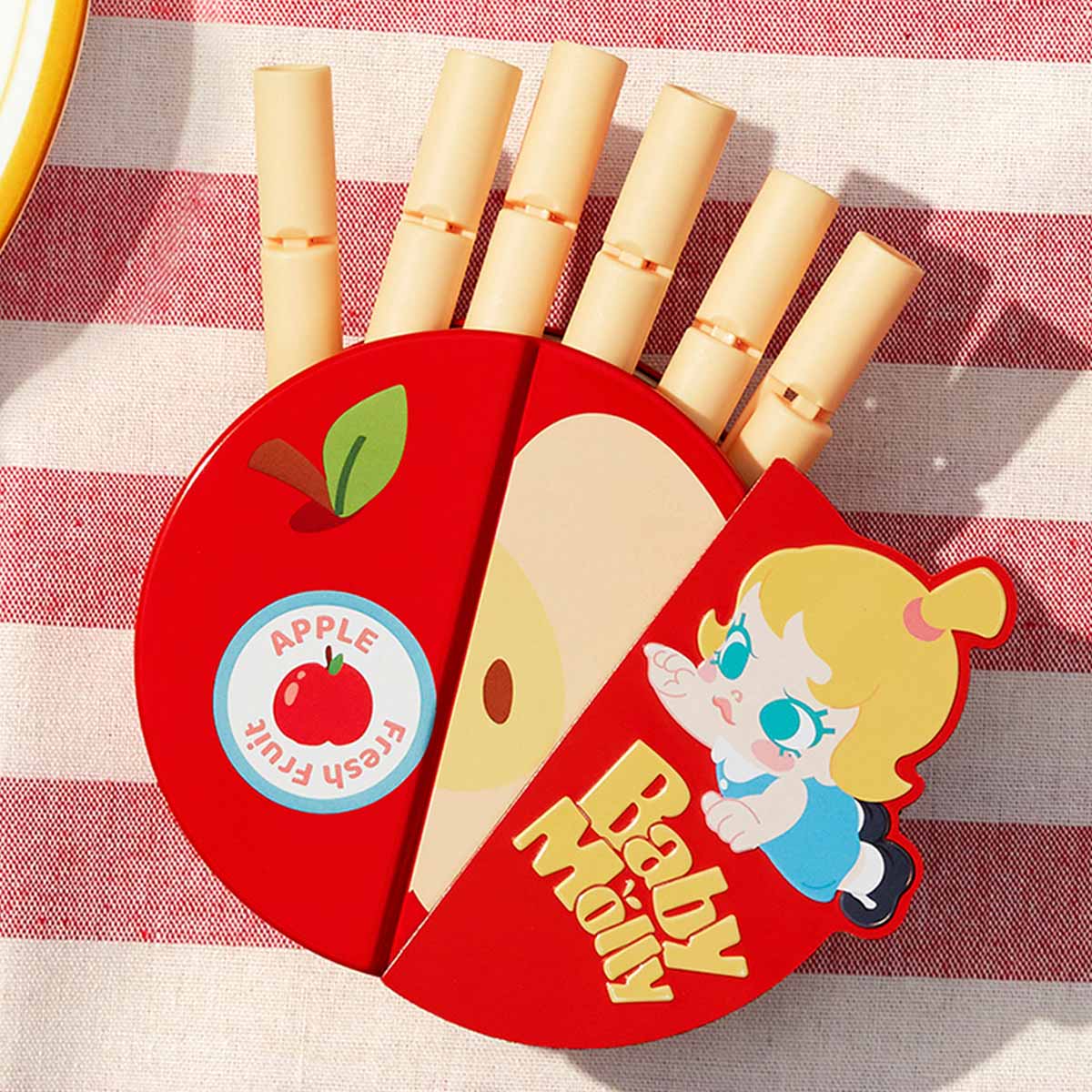 Pop Mart - Original Baby Molly Fruit Flavor Series Magnetic Lock Storage Box Set