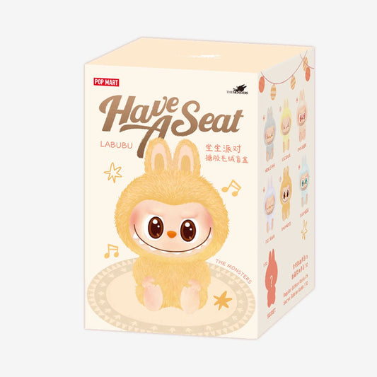 Pop Mart - Orijinal Have a Seat Vinyl Pelüş Bebek Süpriz Kör Paket