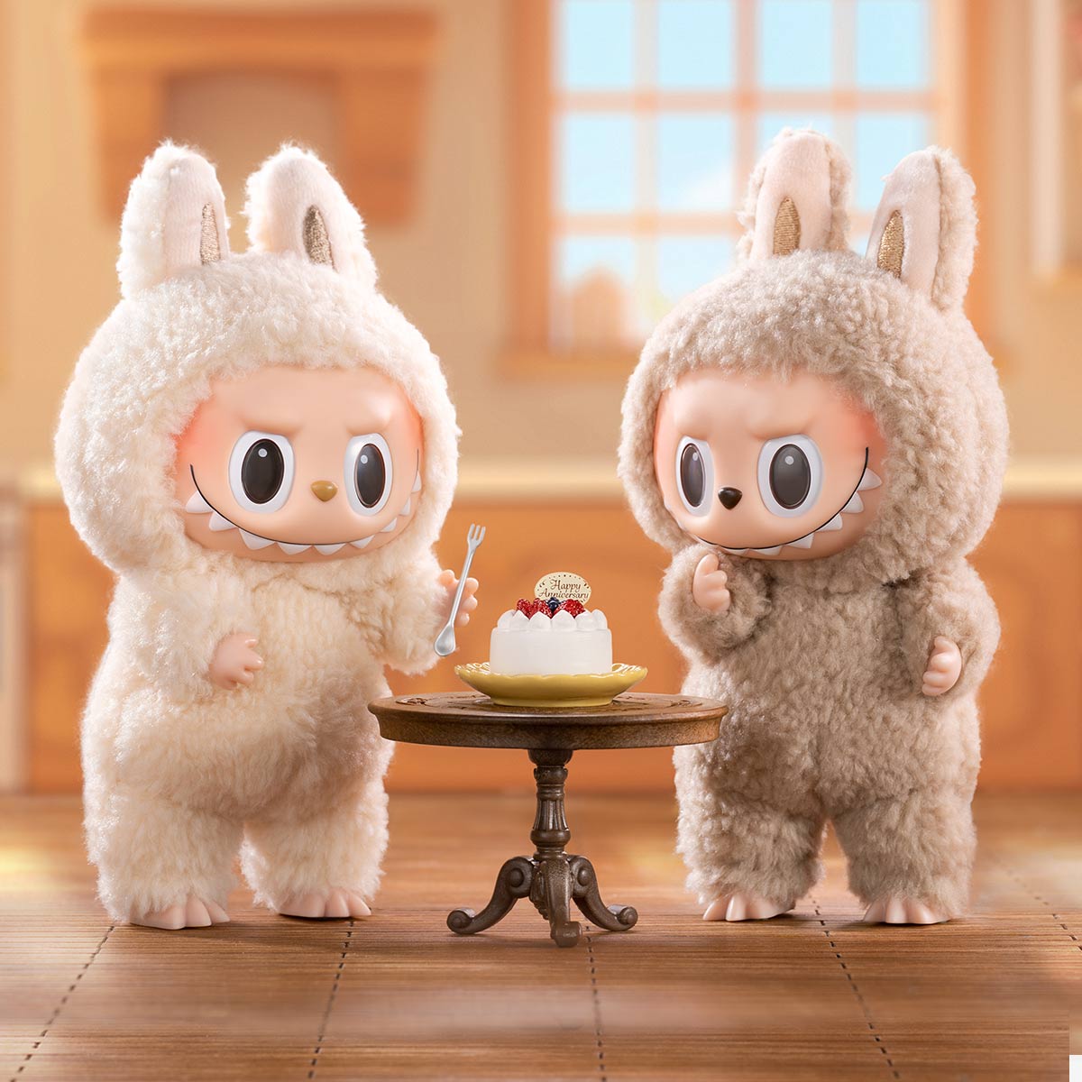 Pop Mart - Original Labubu THE MONSTERS: Exciting Macaron Vinyl Plush Doll Surprise Blindfold