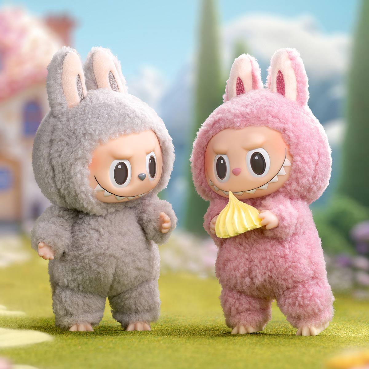 Pop Mart - Original Labubu THE MONSTERS: Exciting Macaron Vinyl Plush Doll Surprise Blindfold