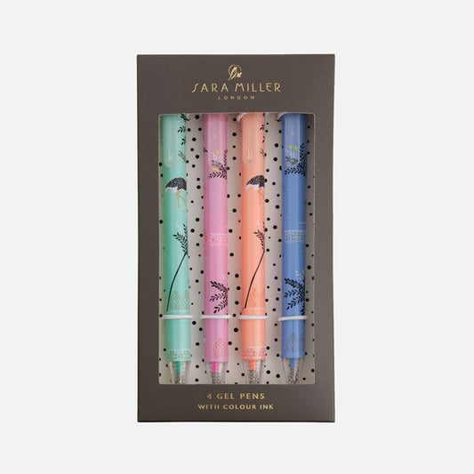 Portico Designs - Sara Miller: Savannah 4lü Jel Kalem Seti