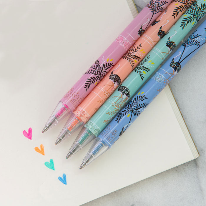 Portico Designs - Sara Miller: Savannah 4-Piece Gel Pen Set