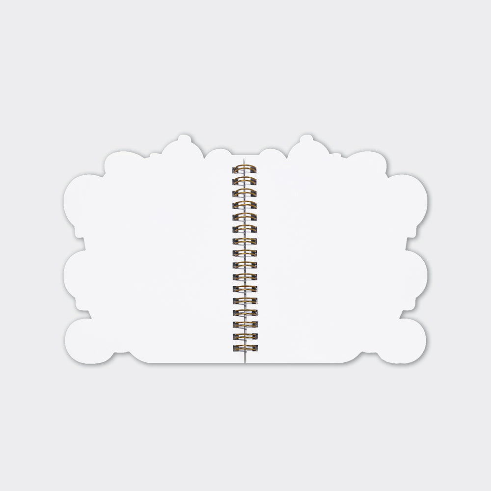 Rachel Ellen - Spotted Dog Shaped Wire-Bound Notebook