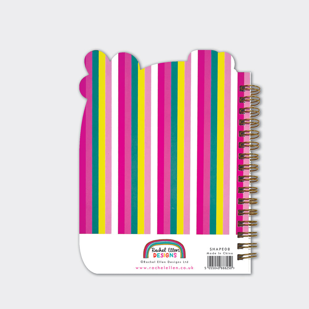 Rachel Ellen - Flamingo-Shaped Wire-Bound Notebook