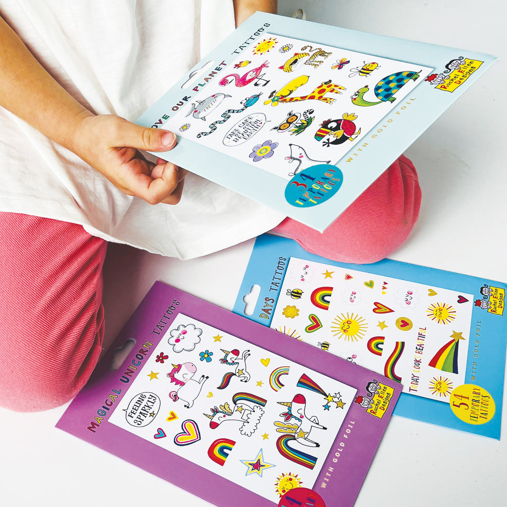 Rachel Ellen - Love Our Planet Kids Temporary Tattoos