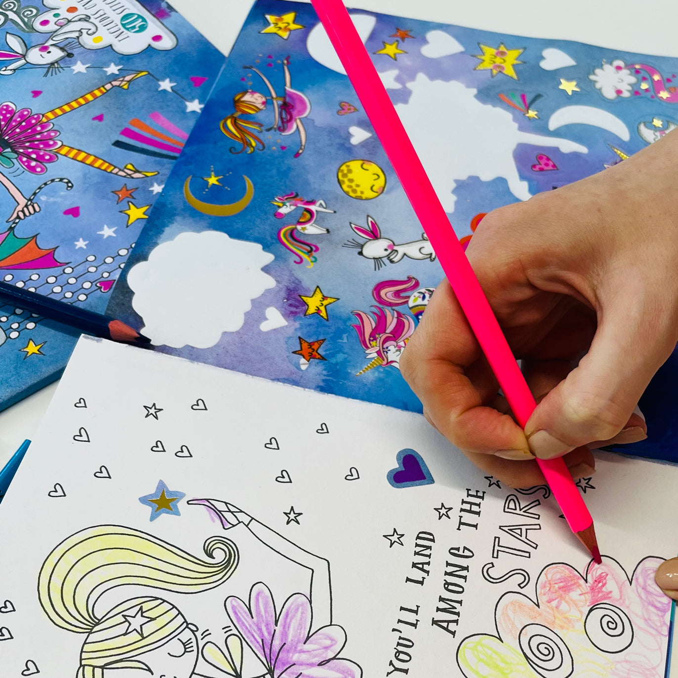 Rachel Ellen - Moondance Sticker Scene Coloring and Activity Book