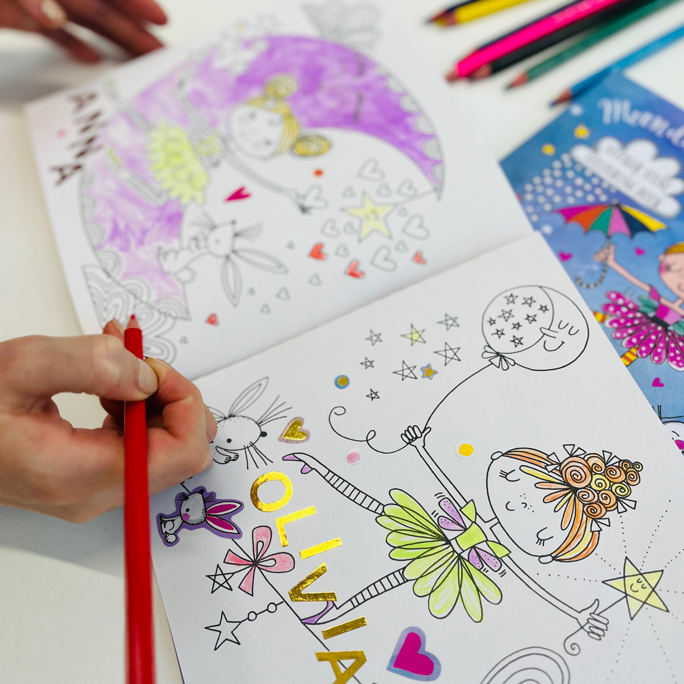 Rachel Ellen - Moondance Sticker Scene Coloring and Activity Book