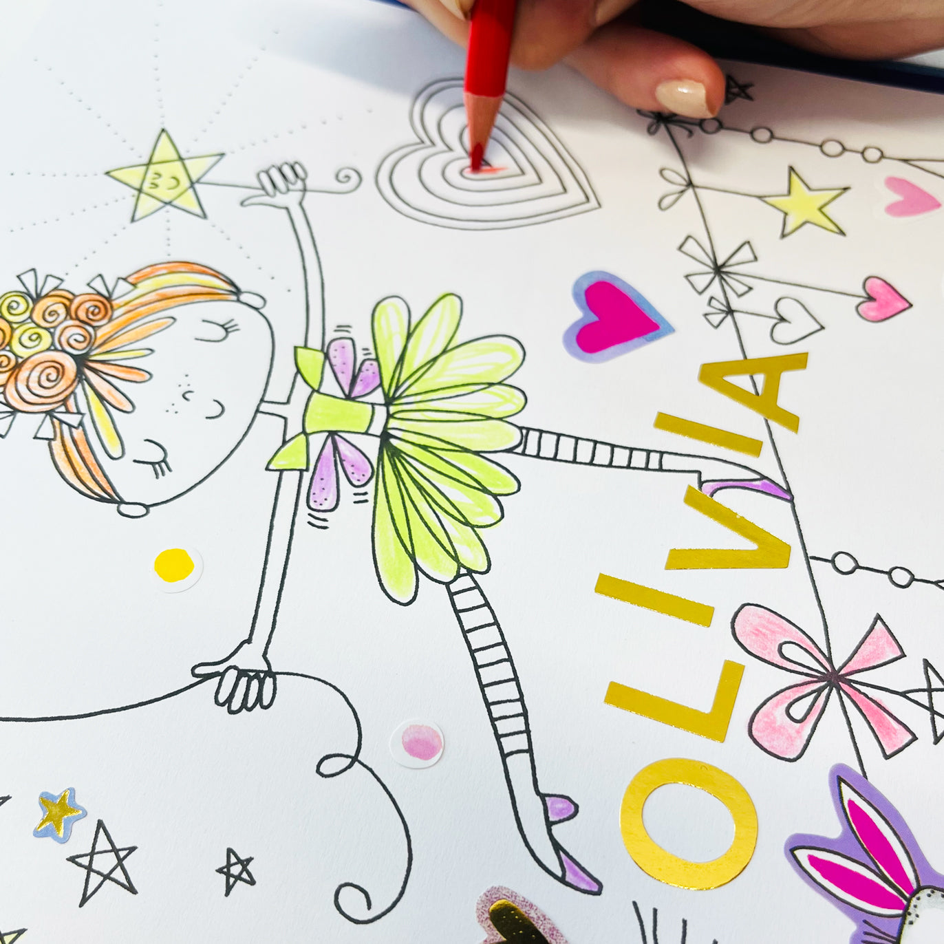Rachel Ellen - Moondance Sticker Scene Coloring and Activity Book