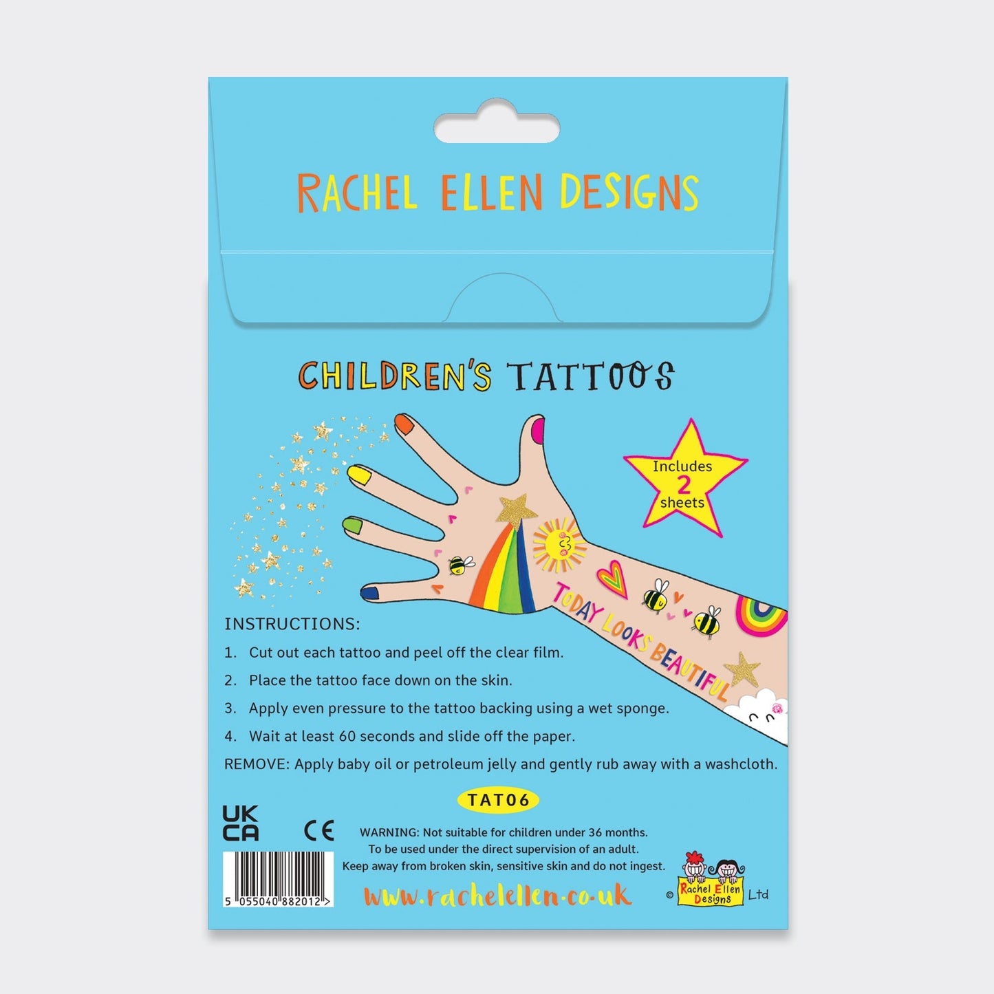 Rachel Ellen - Sunny Days Kids Temporary Tattoos