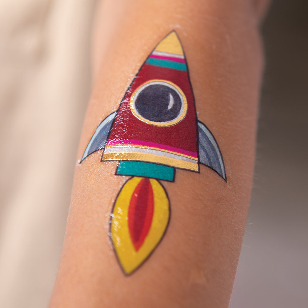Rachel Ellen - To The Moon Kids Temporary Tattoos