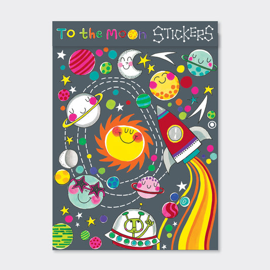Rachel Ellen - To The Moon Sticker Çıkartma Kitapları