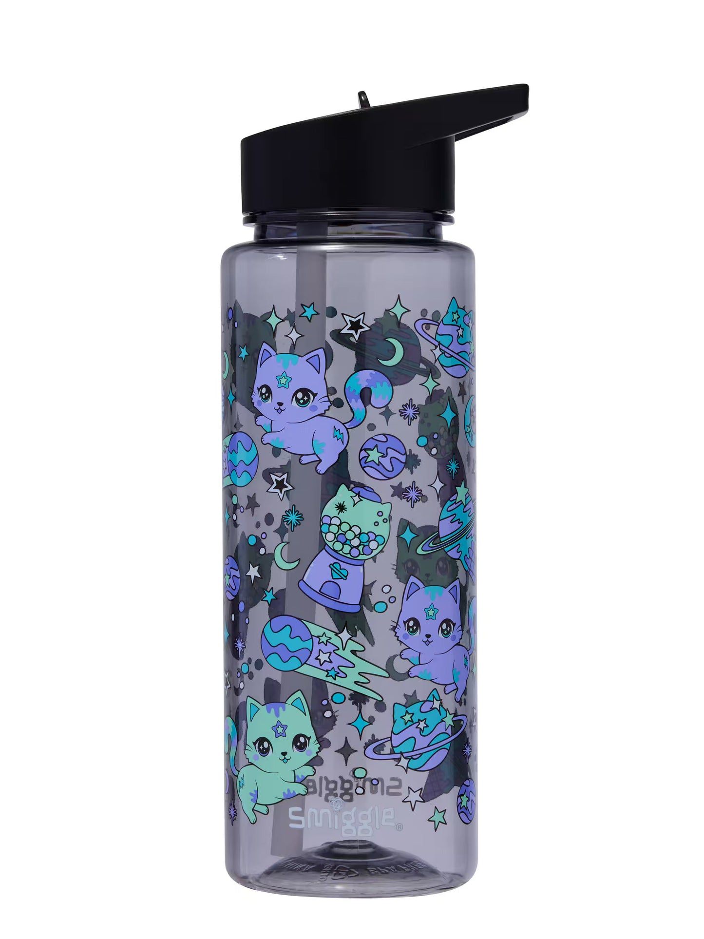 Smiggle - Rush 740ml BPA-Free Water Bottle with Straw