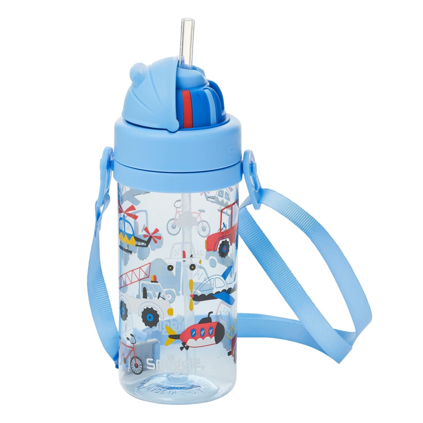 Smiggle - La La Teeny Tiny 400 ML BPA-Free Hidden Water Bottle with Straw