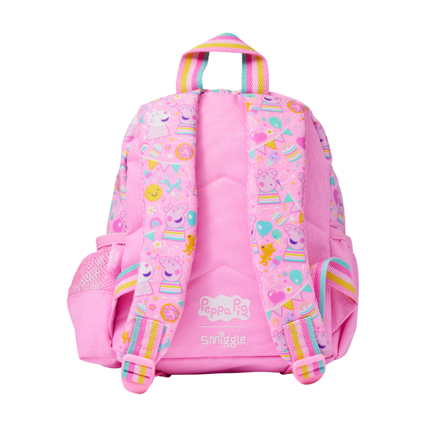 Smiggle - Peppa Pig Preschool School Backpack with Removable Toys