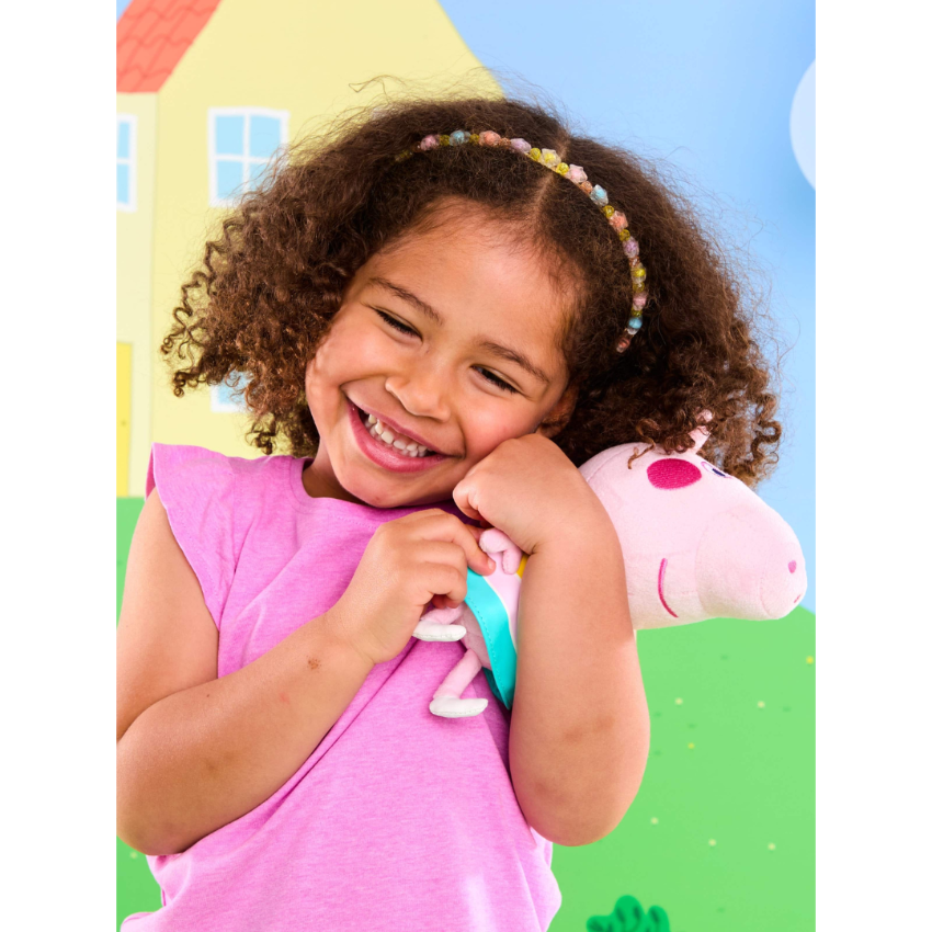 Smiggle - Peppa Pig Preschool School Backpack with Removable Toys