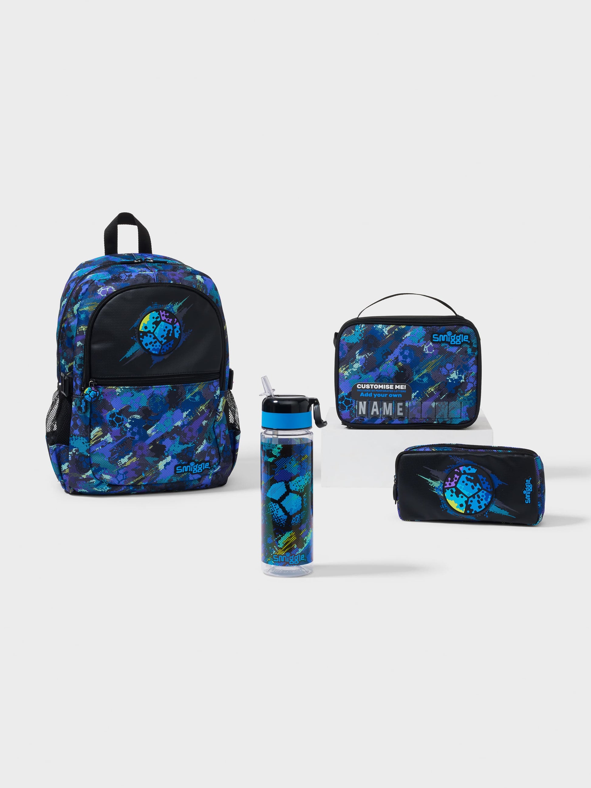 Smiggle - Trailblazer 4lü Okul Çanta Seti
