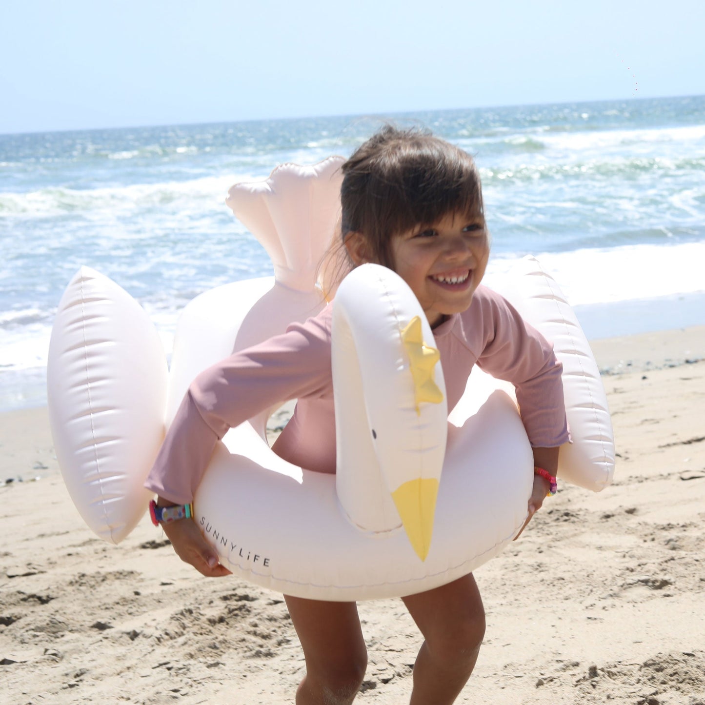 Sunnylife - Princess Swan Children's Inflatable Sea and Pool Ring