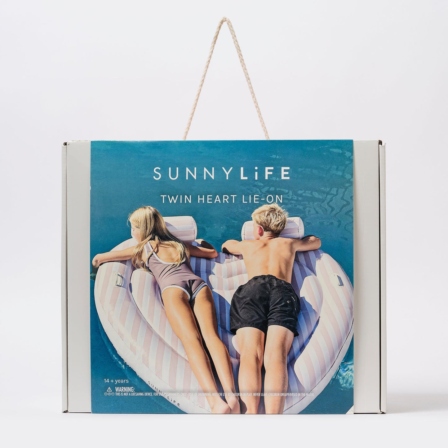 Sunnylife - Stole My Heart Double Inflatable Pool and Beach Mattress