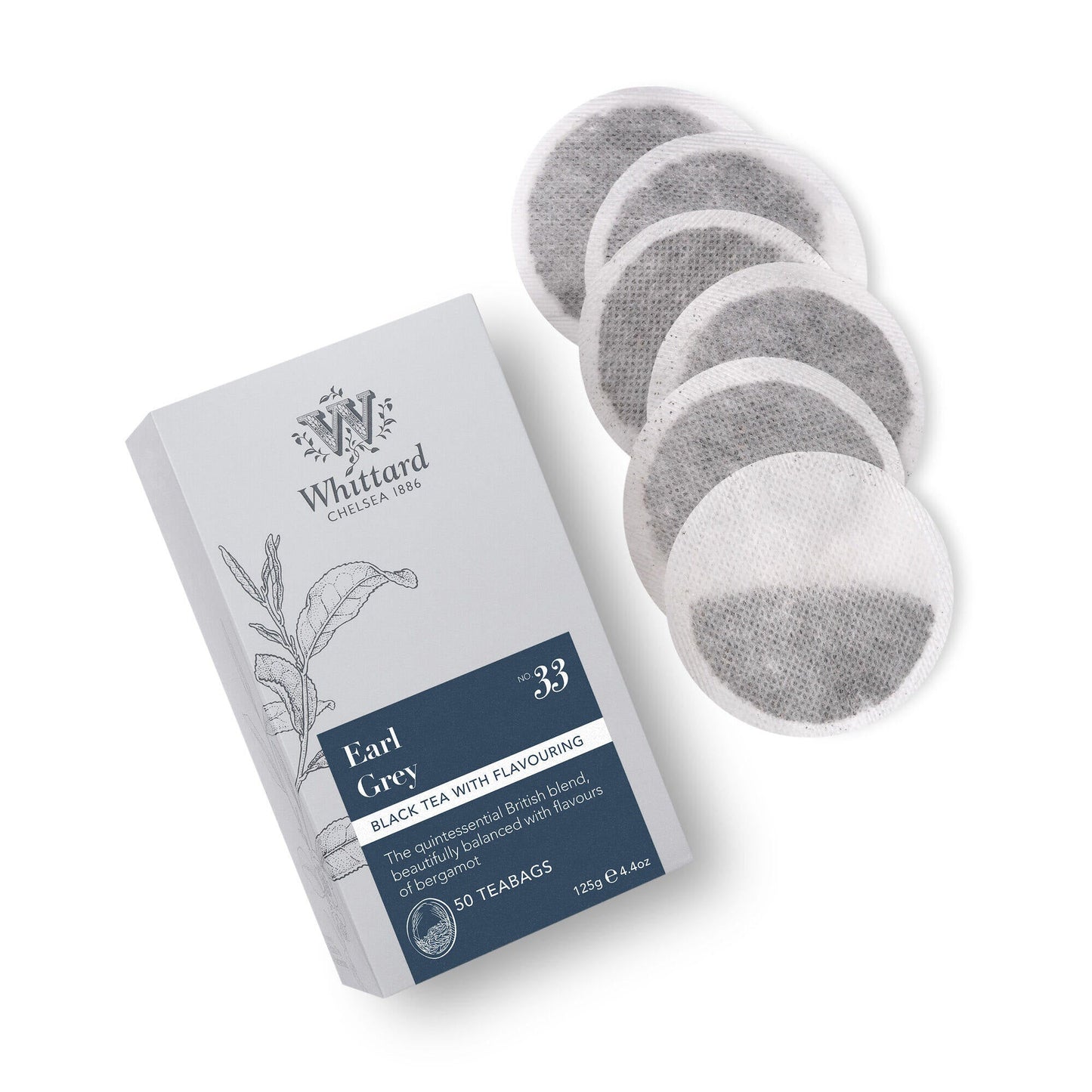Whittard Chelsea - Earl Grey 50 Geleneksel Orijinal İngiliz Çayı