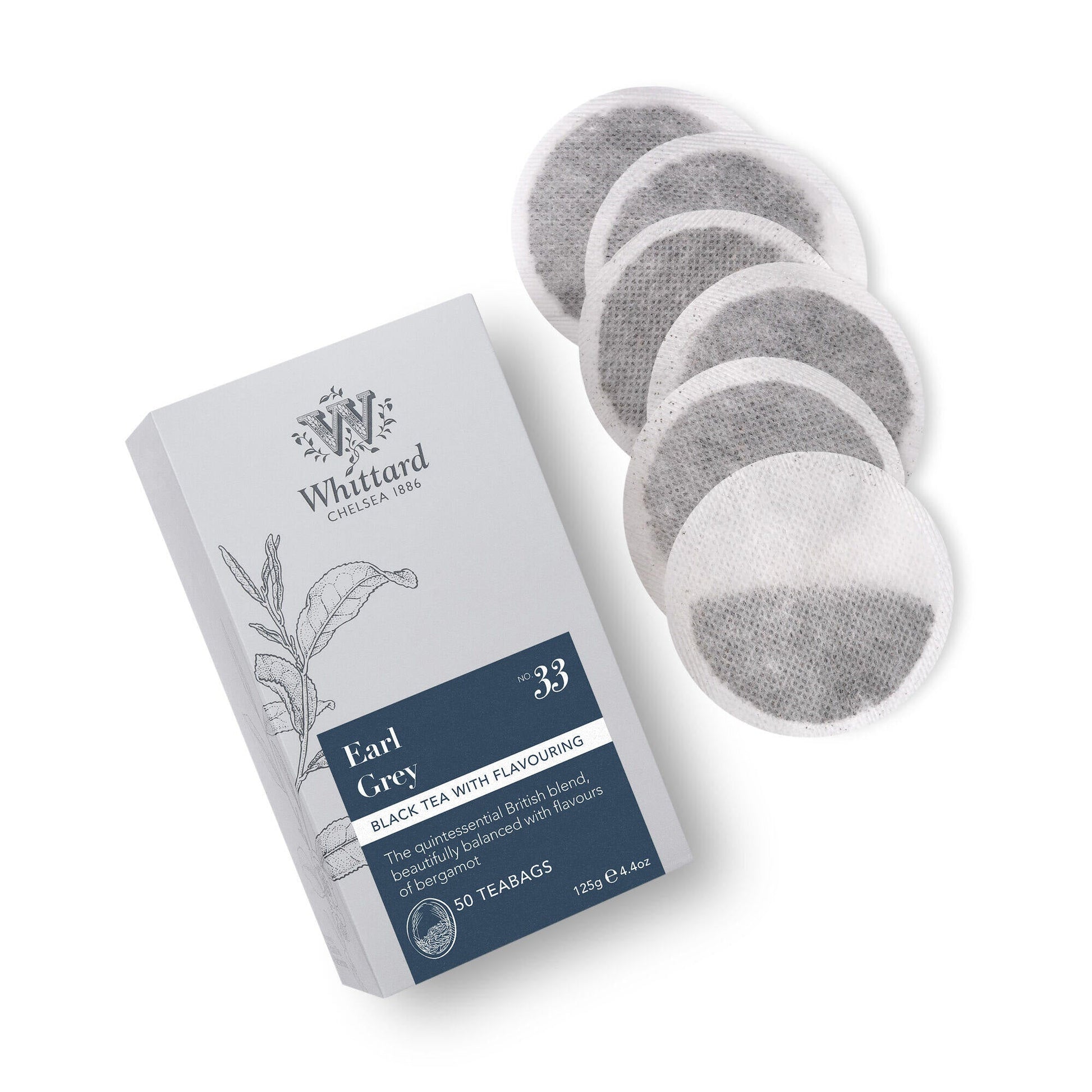 Whittard Chelsea - Earl Grey 50 Geleneksel Orijinal İngiliz Çayı