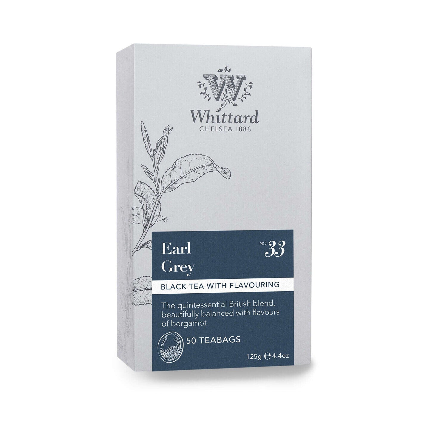 Whittard Chelsea - Earl Grey 50 Traditional Original English Tea